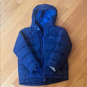 LL Bean Boys Blue Winter Jacket with Cozy inside. Worn one season.